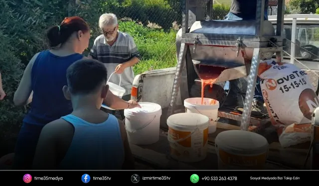 Efes Selçuk'ta kışlık salça hazırlıkları başlıyor