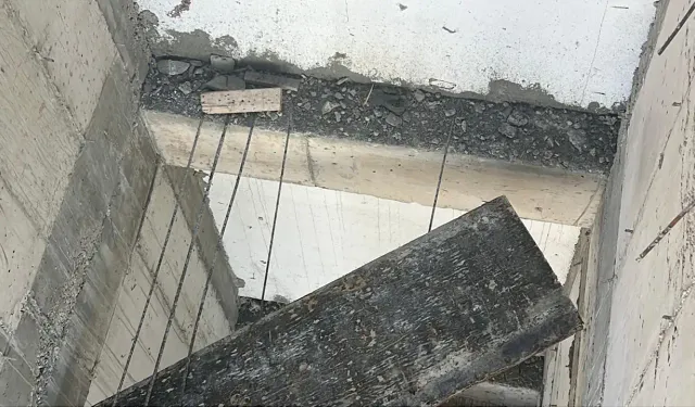 Asansör boşluğuna düşen işçi yaralandı