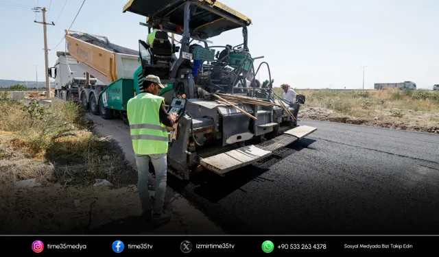 Bergama’da yollar yenileniyor: Asfalt çalışmaları hızlandı
