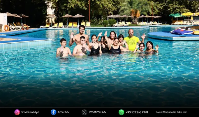 Efes Selçuk’ta engelsiz çocukların kulaçları geleceğe uzanıyor