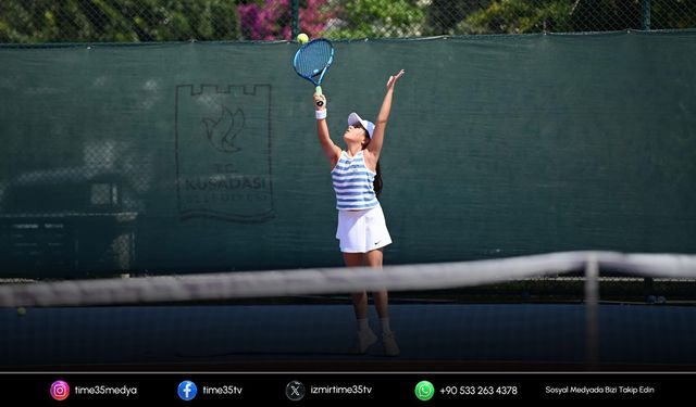 Kuşadası Tenis Kulübü’nde 191 sporcunun turnuva heyecanı