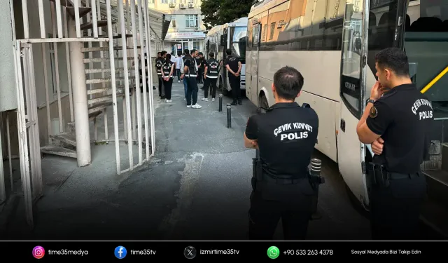 Kuşadası operasyonunda 16 şüpheli adliyede
