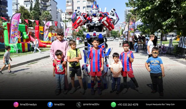 Bayraklı’da çocuklar sanat ve eğlenceyle buluştu