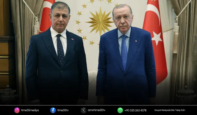 Erdoğan ve Cemil Tugay Beştepe’de görüştü