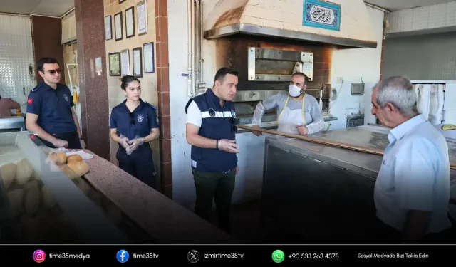 Buca’da fırınlara sıkı denetim: Hijyen ve gramaj kontrolü
