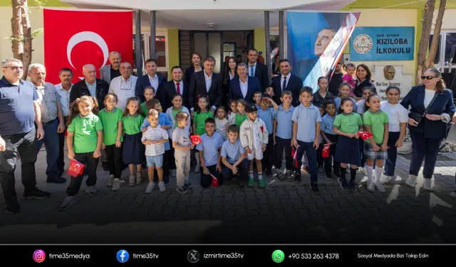 İzmir Büyükşehir’den Kızıloba İlkokulu’na kapsamlı yenileme