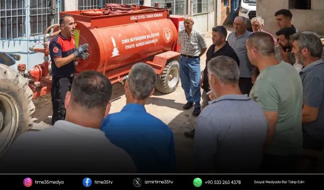 İzmir’in kırsal mahalleleri yangına karşı güçleniyor