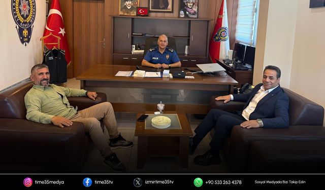AK Partili Özçelik’ten Torbalı’nın yeni Emniyet Müdürü’ne ziyaret