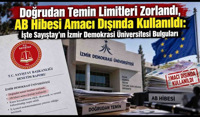 Sayıştay'dan İzmir Demokrasi Üniversitesi'ne 6 Kritik Bulgu!