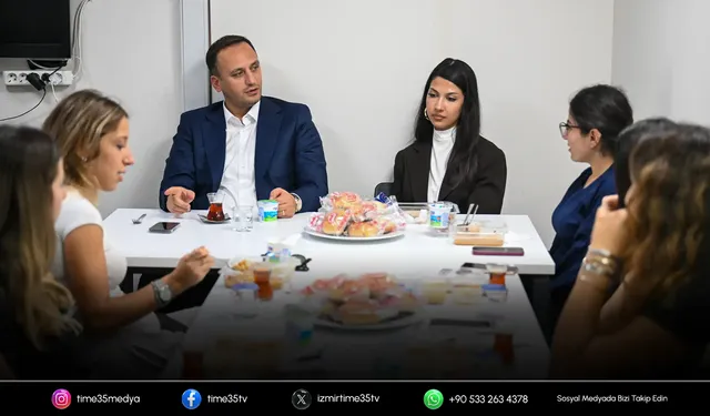 Başkan Eşki’den yurtta kalan öğrencilere anlamlı ziyaret