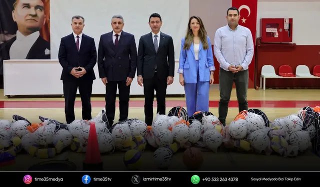 Bayraklı’da 51 okula 1,5 milyon TL’lik spor desteği