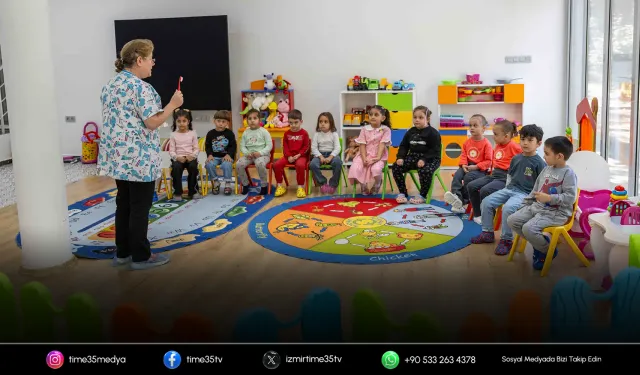 Bornova’nın miniklerine diş dostu eğitim
