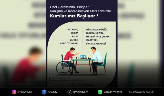Buca’da engelsiz yaşam için yeni dönem kursları başlıyor