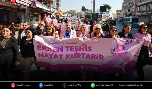 Buca’da kadınlar farkındalık için yürüdü