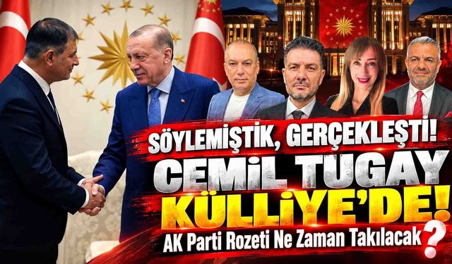 Gündeme Bomba Düştü: "Cemil Tugay Külliye’de, Cumhurbaşkanı Erdoğan İle Görüşdü"