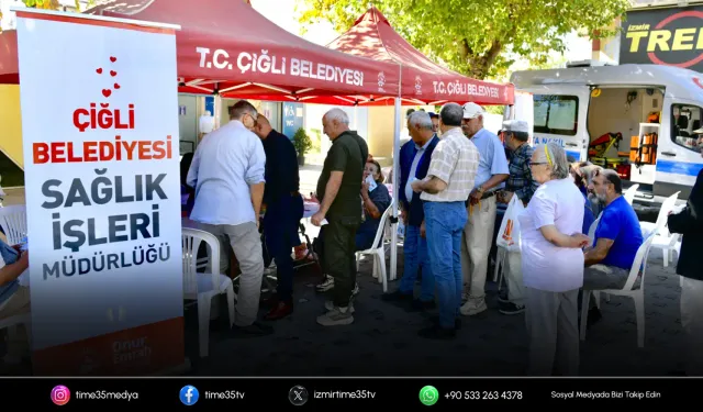 Çiğli Belediyesi’nden ücretsiz sağlık taraması