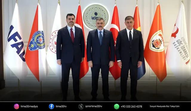 Eyyüp Kadir İnan ve Cemil Tugay, İçişleri Bakanı Çiftçi’yi ziyaret etti