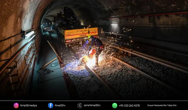 Metro raylarında değişim zamanı