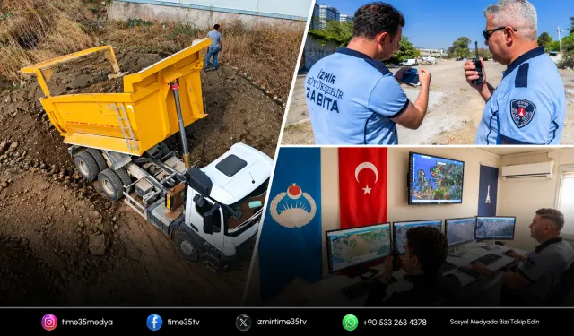 Zabıtadan kaçak döküme karşı koruma kalkanı