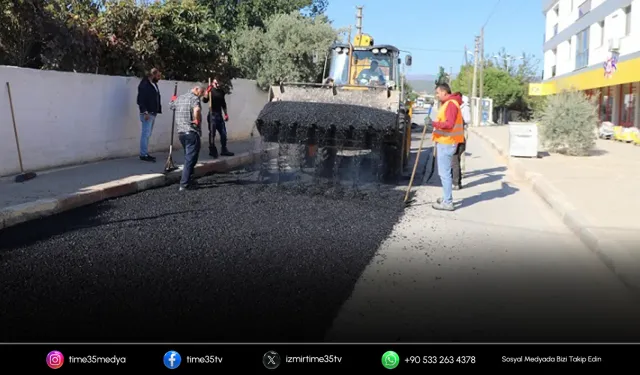 Asuman Şen’den Menderes’te asfalt hamlesi