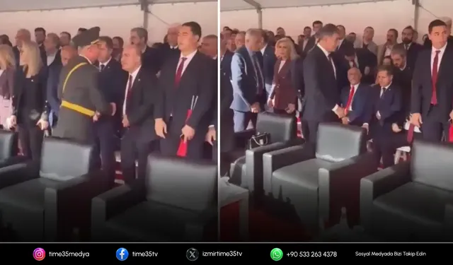 İzmir’de protokolde dikkat çeken anlar: Tugay’la tokalaşmadılar
