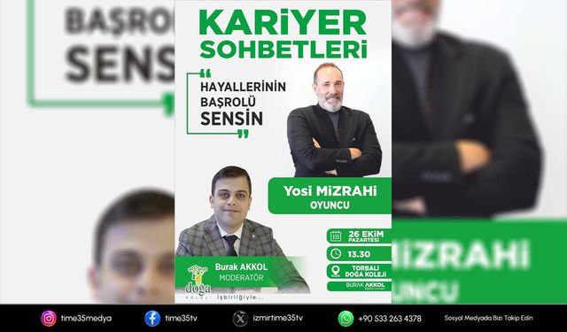 Yosi Mizrahi Torbalı’da gençlerle buluşacak!