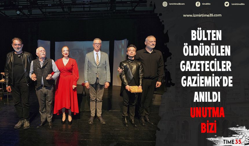 BÜLTEN: Öldürülen Gazeteciler, Gaziemir’de anıldı: Unutma Bizi