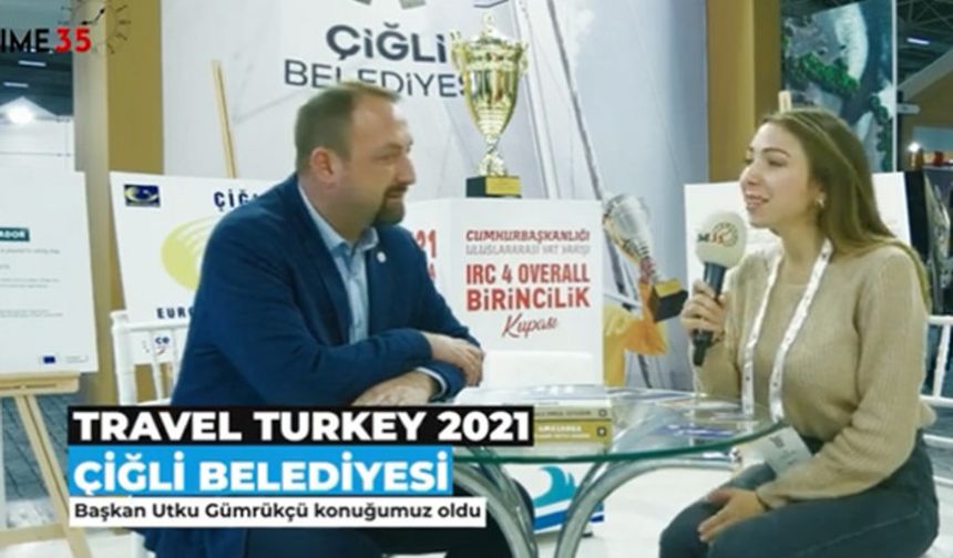 Çiğli Bld. Bşk. Utku Gümrükçü ile Travel Turkey 2021 Fuarında Konuştuk