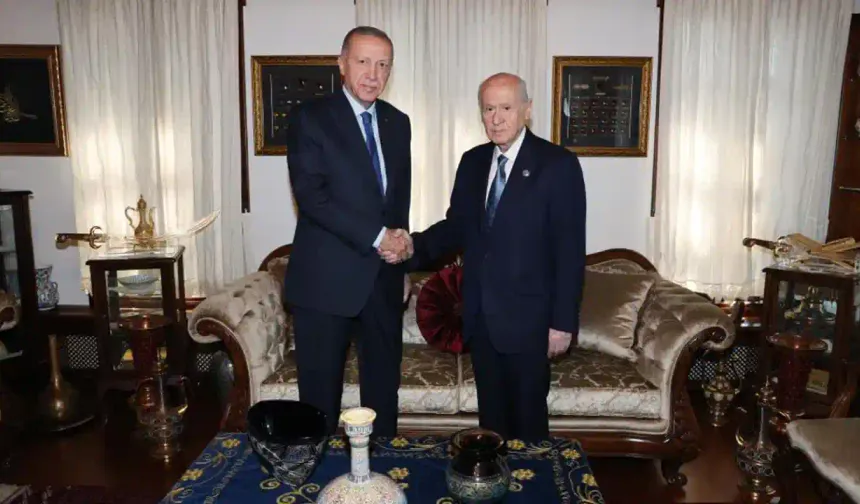 Cumhurbaşkanı, MHP Genel Başkanı Bahçeli ile görüştü