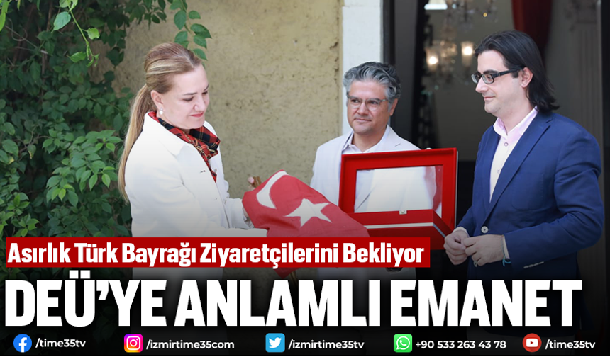 Asırlık Türk Bayrağı Ziyaretçilerini Bekliyor