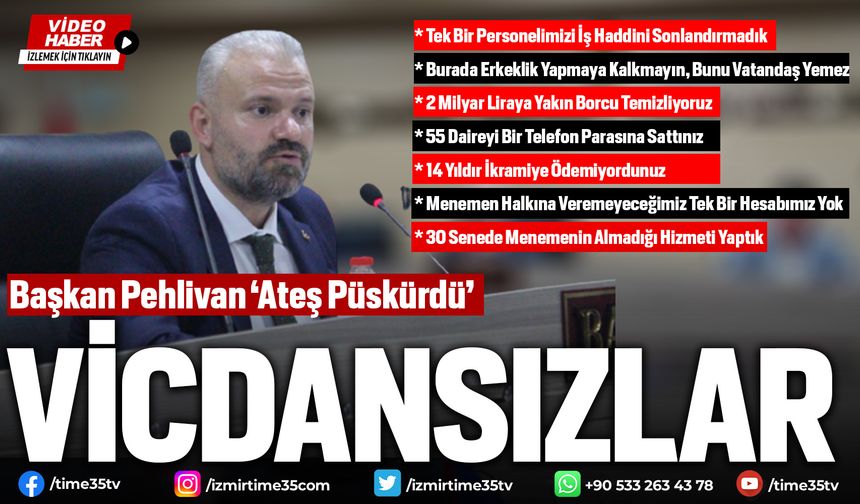 Menemen Belediye Meclis Toplantısında Başkan Pehlivan Ateş Püskürdü