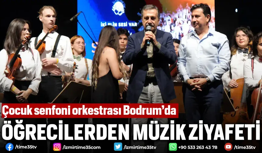 Kardeş şehir orkestrası Bodrum'da