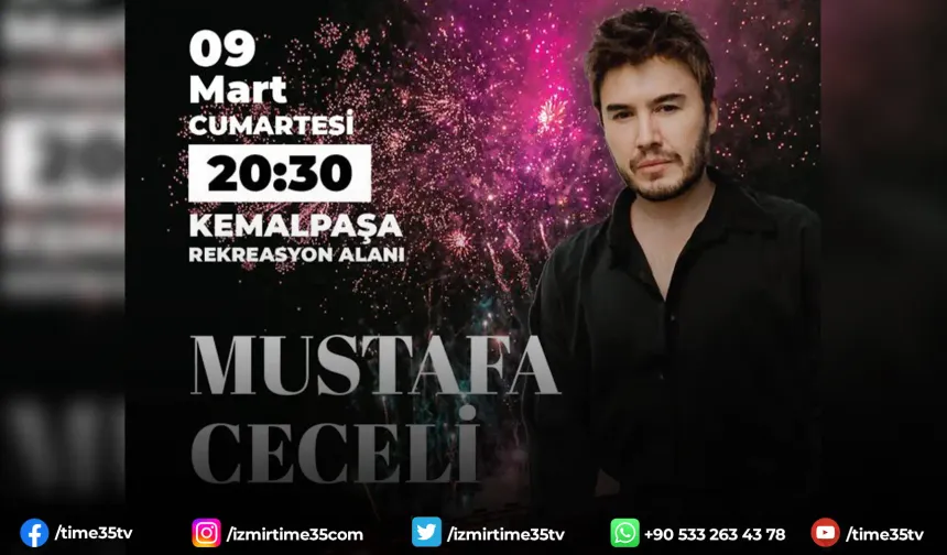 Mustafa Ceceli, Kemalpaşa’da konser verecek