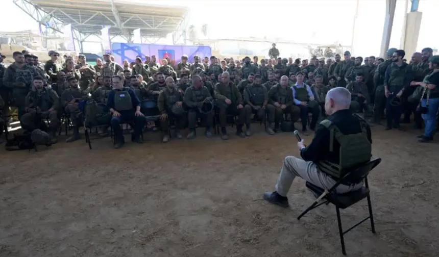 Netanyahu, Refah’ta İsrail askerlerini ziyaret etti