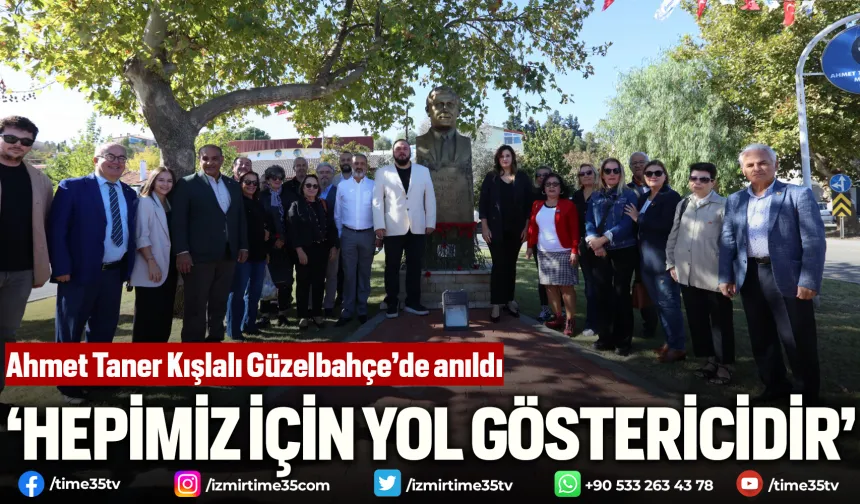 Ahmet Taner Kışlalı Güzelbahçe’de anıldı