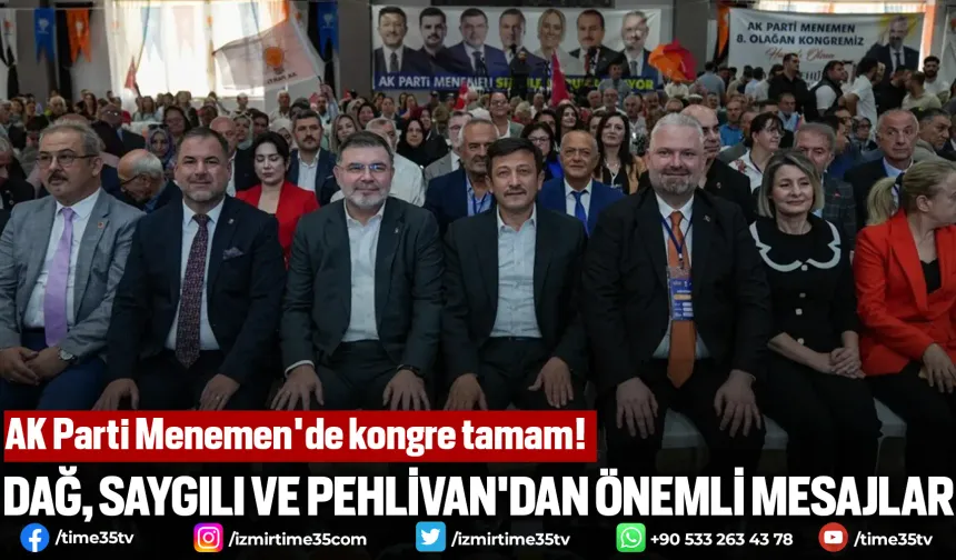 AK Parti Menemen'de kongre tamam!