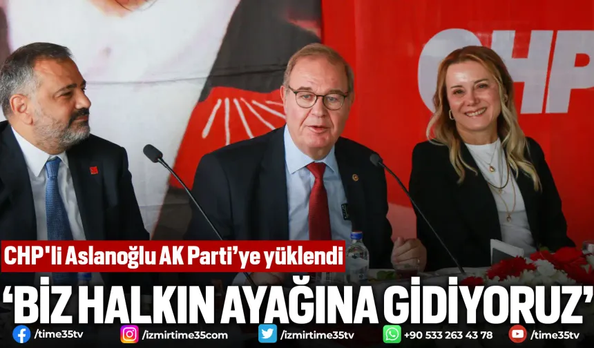 CHP'li Aslanoğlu AK Parti’ye yüklendi