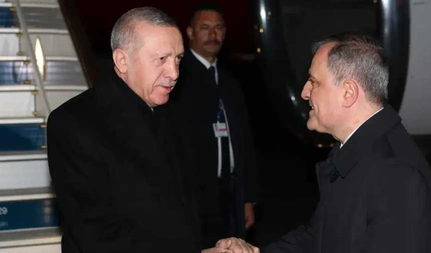 Cumhurbaşkanı Erdoğan Azerbaycan'da