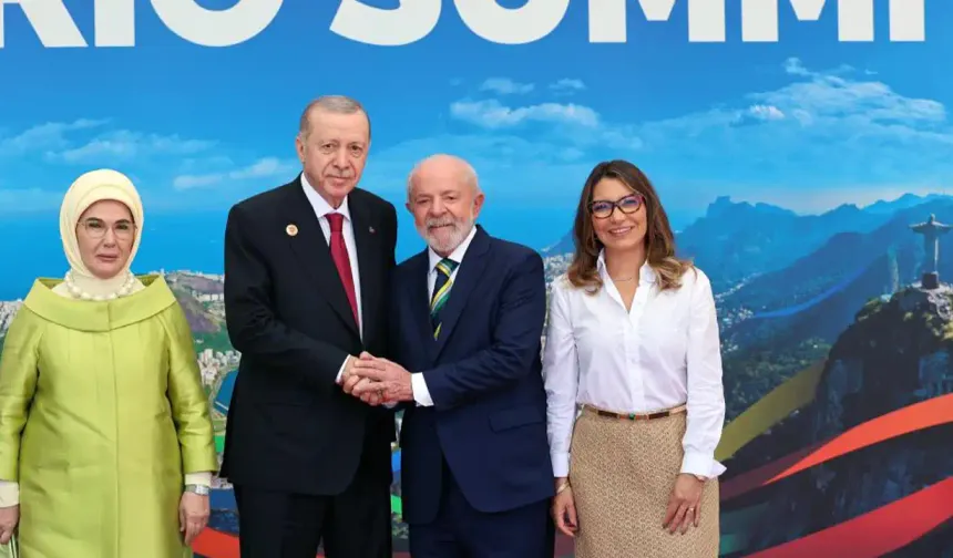 Erdoğan, G20 Zirve’sinde resmi törenle karşılandı