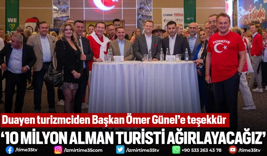 Duayen turizmciden Başkan Ömer Günel’e teşekkür