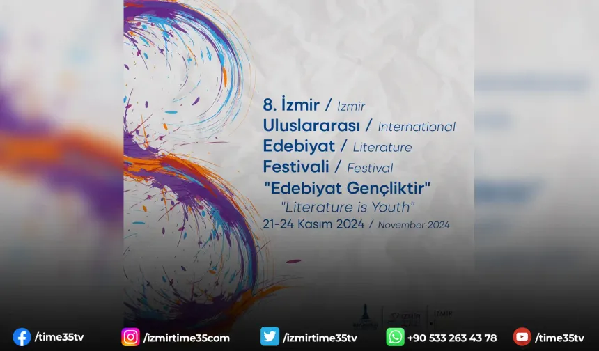 İzmir Uluslararası Edebiyat Festivali başlıyor