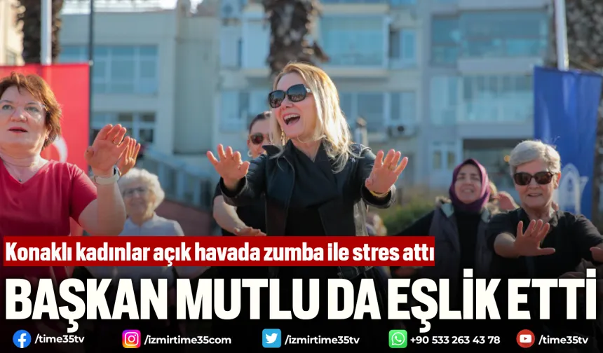 Konaklı kadınlar açık havada zumba ile stres attı