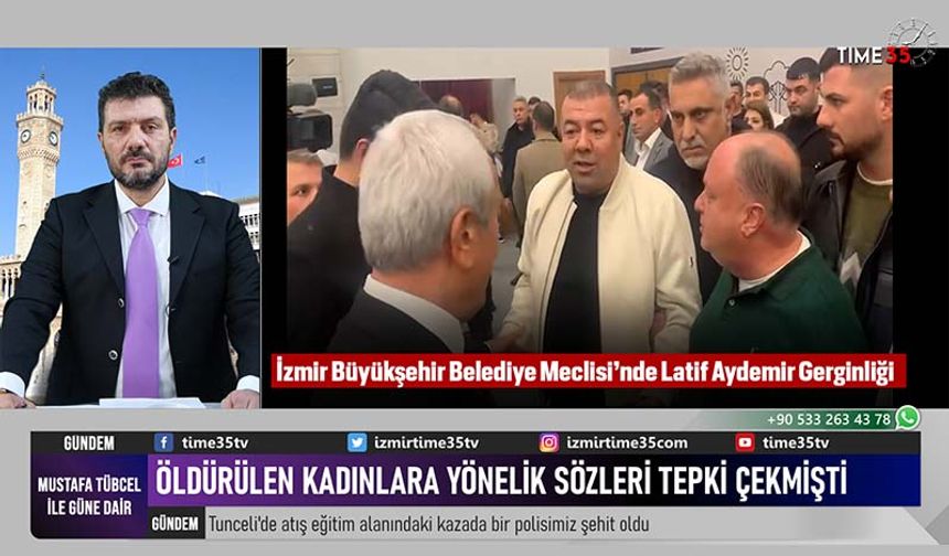 İZBB Meclisi'nde Latif Aydemir gerginliği