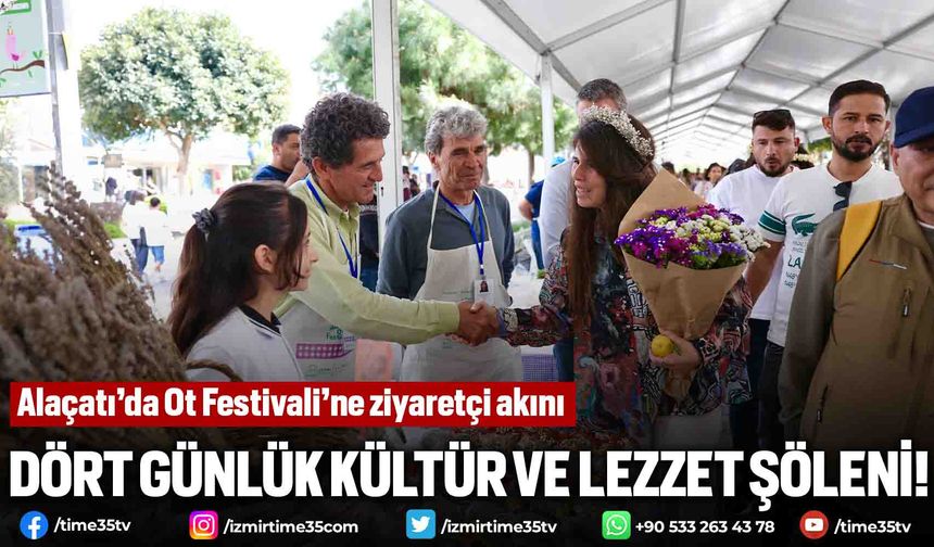 Alaçatı’da Ot Festivali’ne ziyaretçi akını: Dört günlük kültür ve lezzet şöleni!