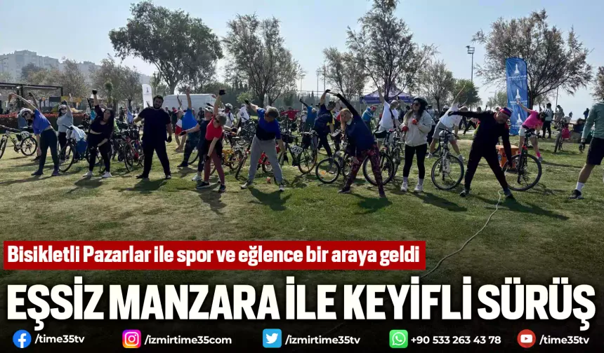 Bisikletli Pazarlar ile spor ve eğlence bir araya geldi