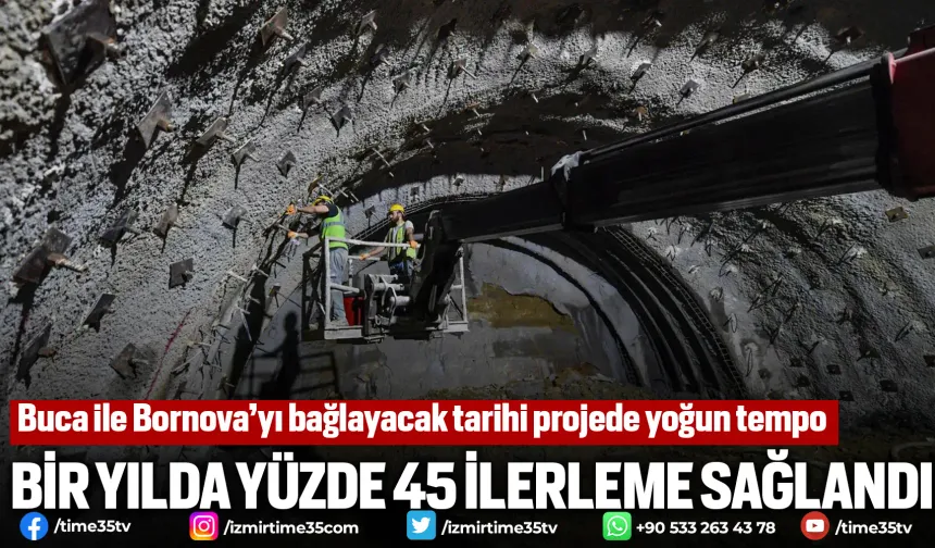 Buca ile Bornova’yı bağlayacak tarihi projede yoğun tempo