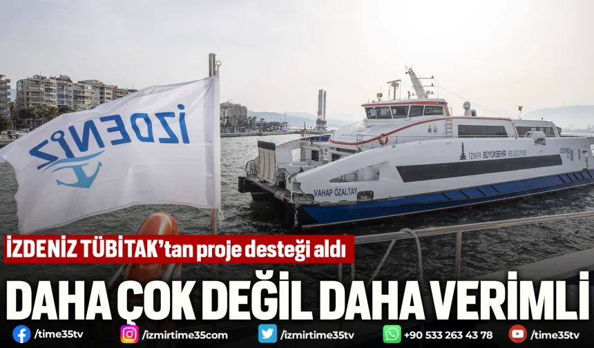 İZDENİZ TÜBİTAK’tan proje desteği aldı