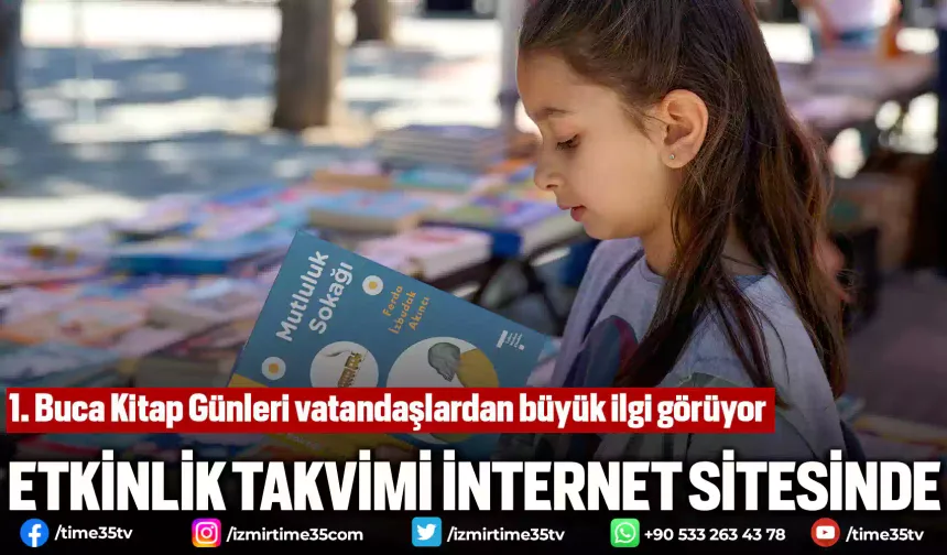 1. Buca Kitap Günleri vatandaşlardan büyük ilgi görüyor