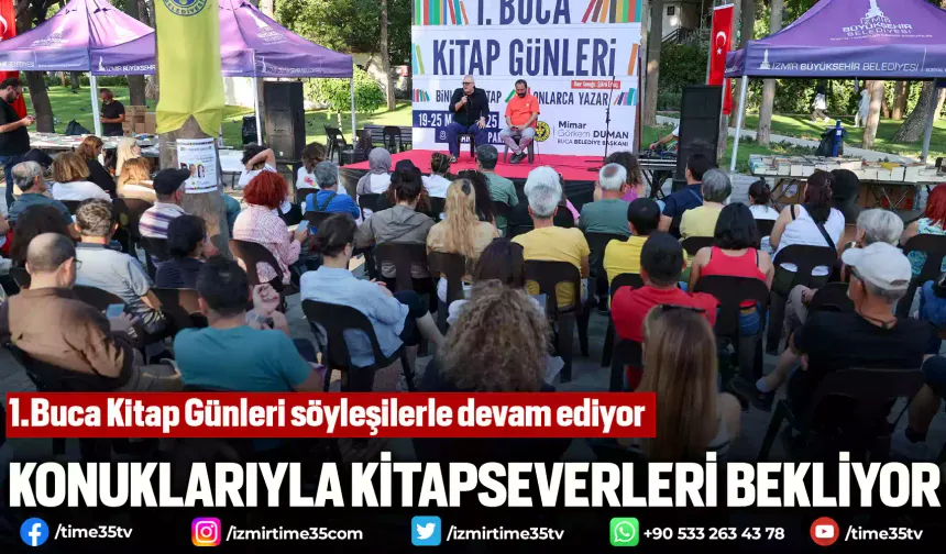 1.Buca Kitap Günleri söyleşilerle devam ediyor