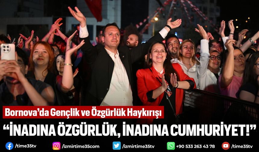Bornova’da Gençlik ve Özgürlük Haykırışı